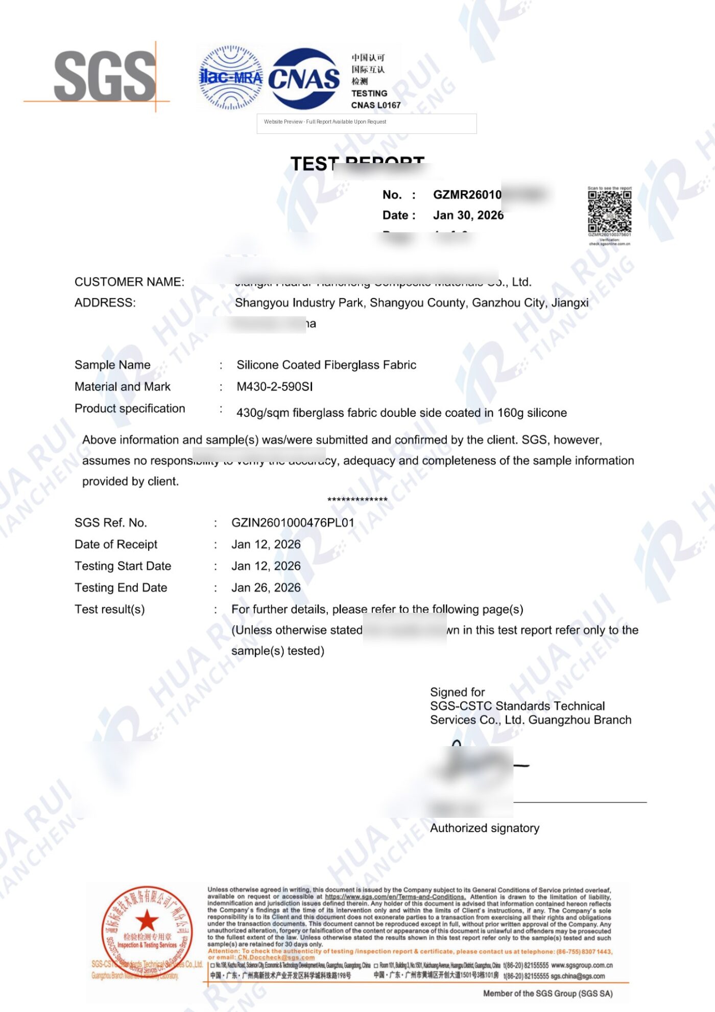 UL certification document for product safety and compliance standards