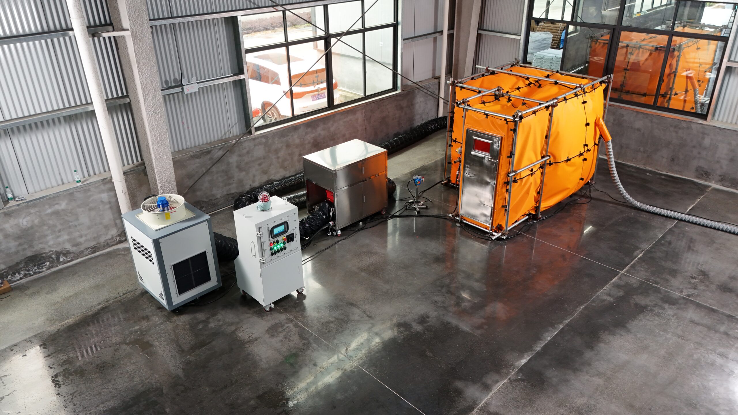 ATEX certified welding habitat